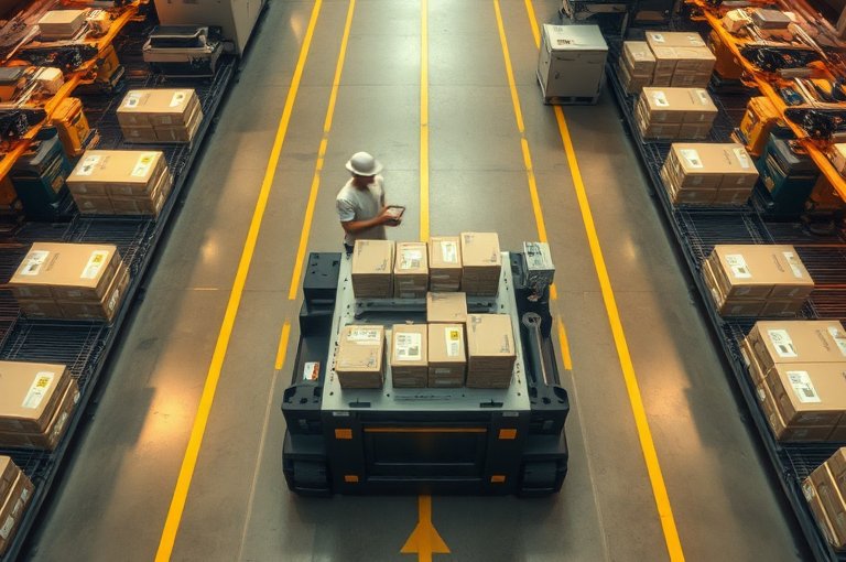 全自動(dòng)智能碼垛包裝機(jī)