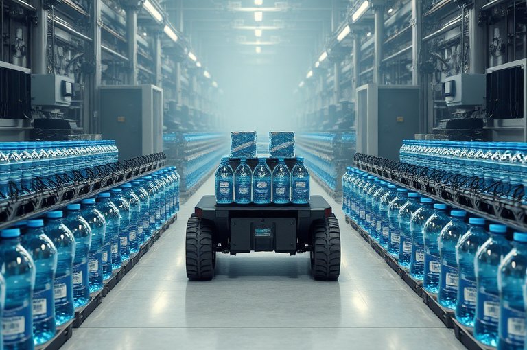 大型桶裝產品自動碼垛系統